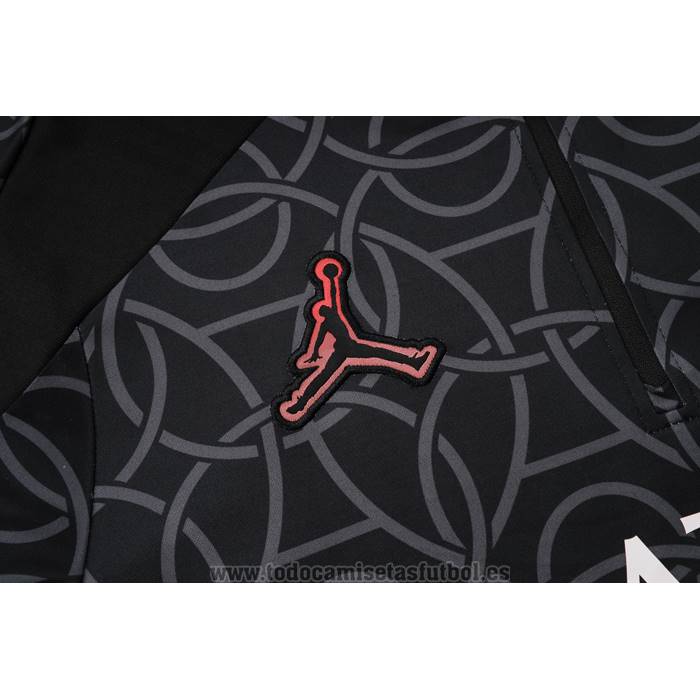 Chandal de Sudadera del Paris Saint-Germain Jordan Nino 2024-2025 Negro